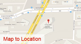 Map to Kanelidis Law office location